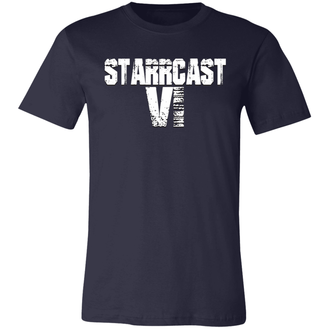 Starrcast 6 Logo- Unisex Jersey Short-Sleeve T-Shirt