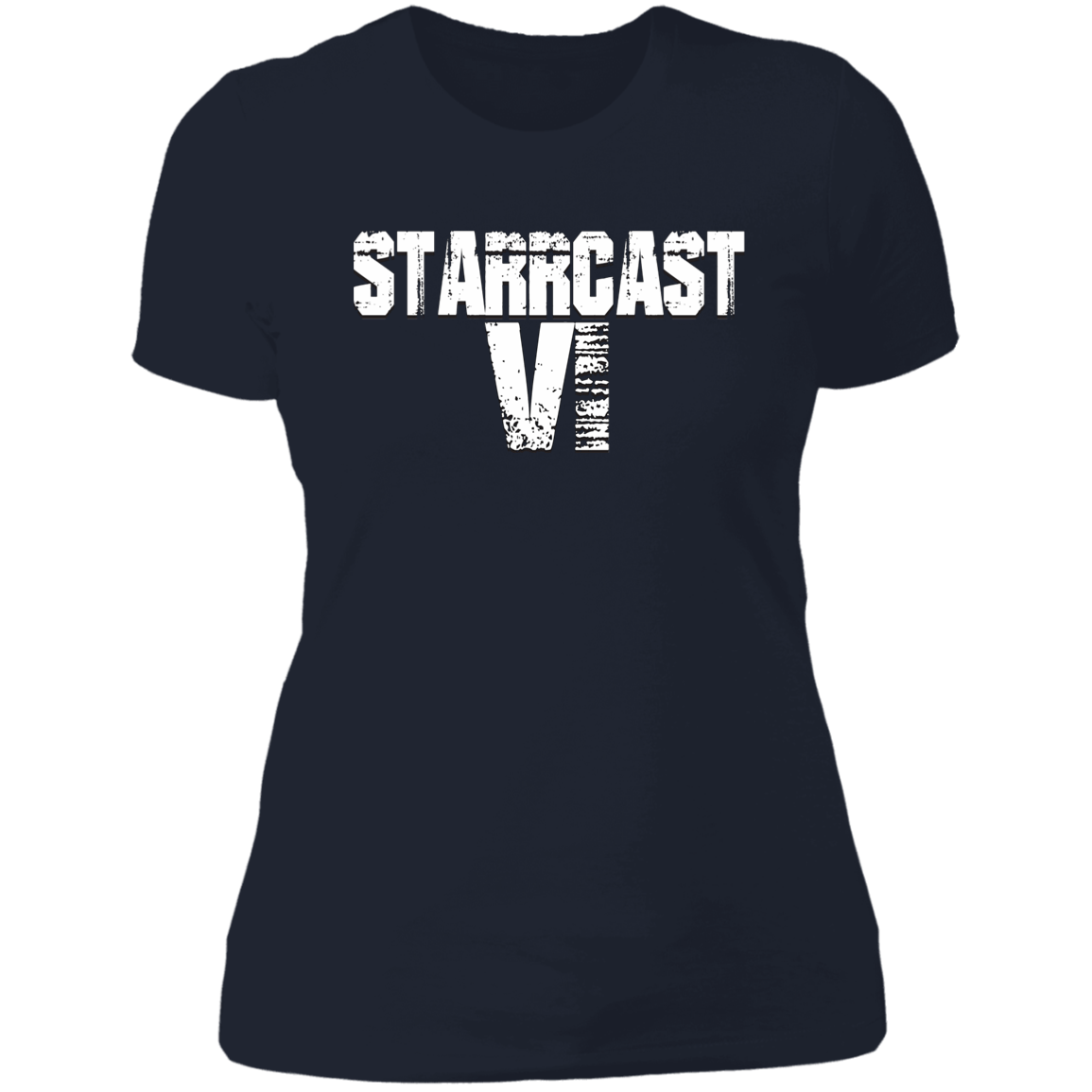 Starrcast 6 Logo-  Ladies' Boyfriend T-Shirt